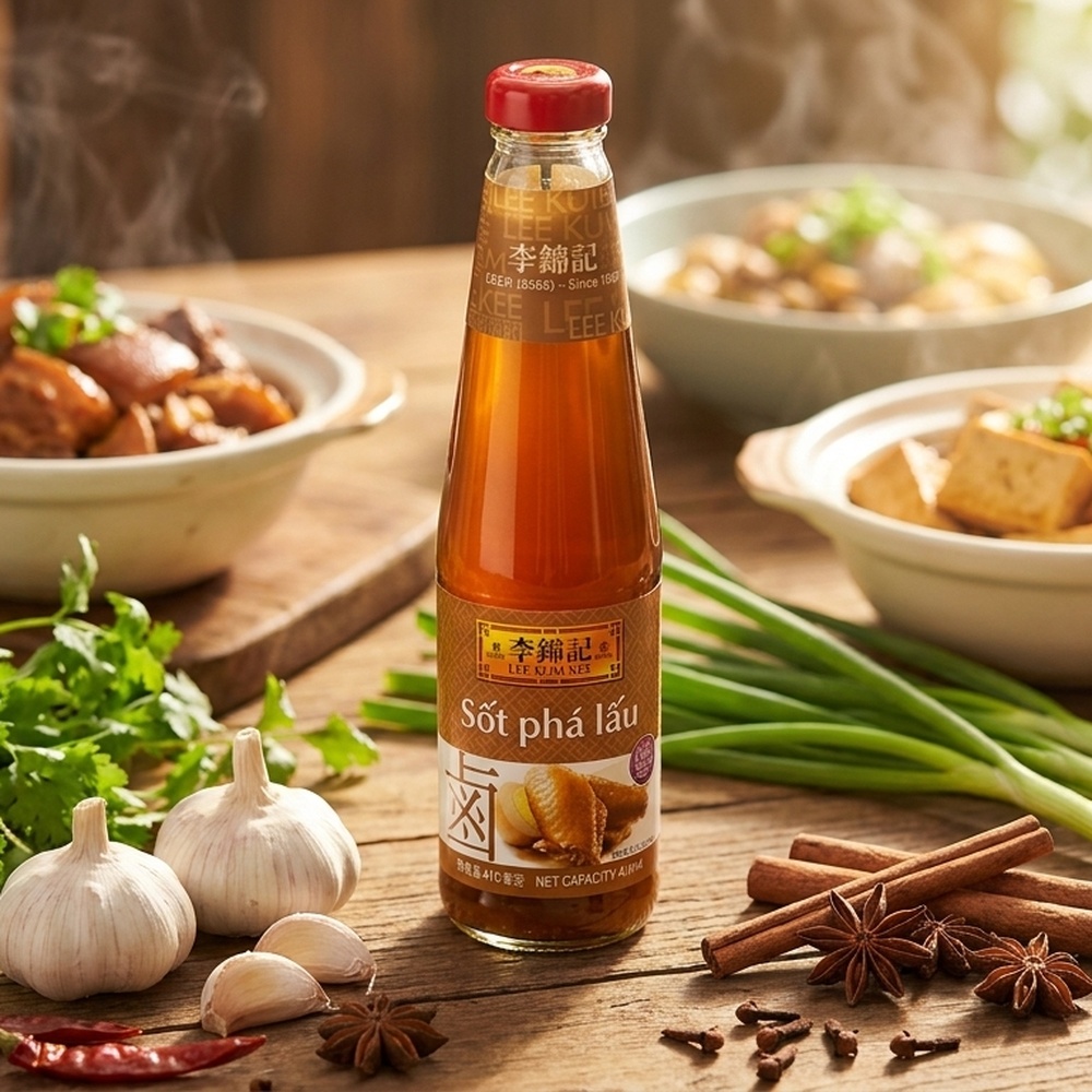 Vị Muối Phan - Sốt phá lấu Lee Kum Kee 410ml - Vị Muối Phan