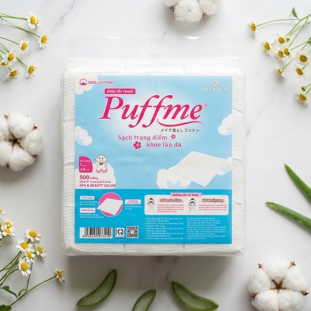 cotton_186442_B_ng_t_y_trang_Puffme__p_c_nh_-2 Vị Muối Phan - Bông tẩy trang Puffme ép cạnh biên 500 miếng - Vị Muối Phan