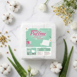 Bông tẩy trang Puffme đa dụng 500 miếng
