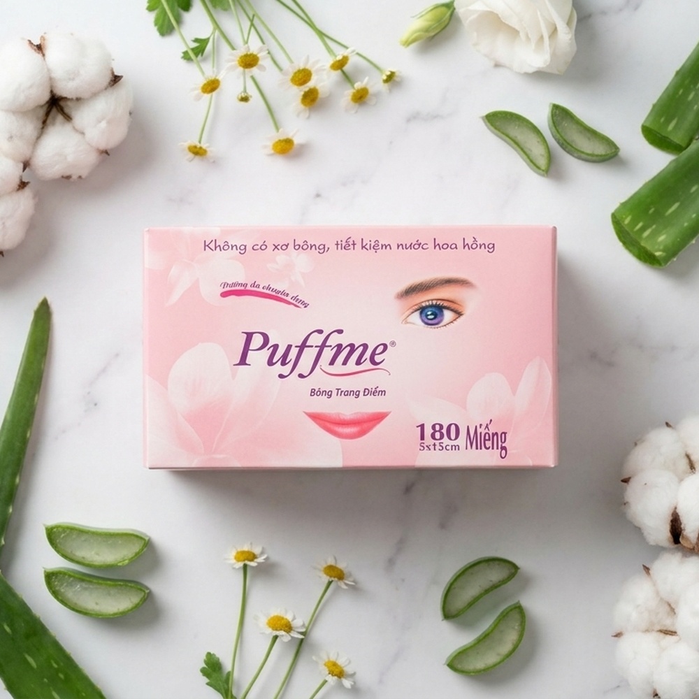 cotton_186451_B_ng_D__ng_Da_Puffme_Airlaid_1 Vị Muối Phan - Bông Dưỡng Da Puffme Airlaid 180 Miếng - Vị Muối Phan