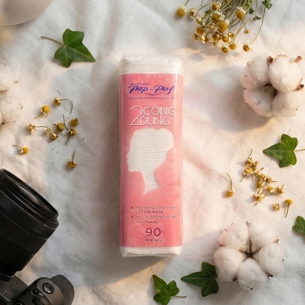 cotton_186458_B_ng_T_y_Trang_Pop_Puf_2_C_ng_-2 Vị Muối Phan - Bông Tẩy Trang Pop-Puf 2 Công Dụng 90 miếng - Vị Muối Phan