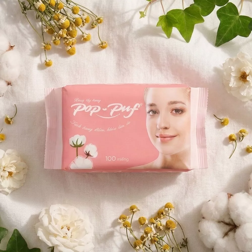 cotton_186463_B_ng_T_y_Trang__p_Bi_n_Pop_puf-1 Vị Muối Phan - Bông Tẩy Trang Ép Biên Pop-puf 100 miếng - Vị Muối Phan