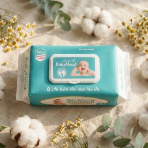 Khăn Khô em bé BABYHOOD 120 miếng