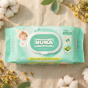 Khăn Ướt Em Bé Nuna 100 Miếng - Hương Phấn