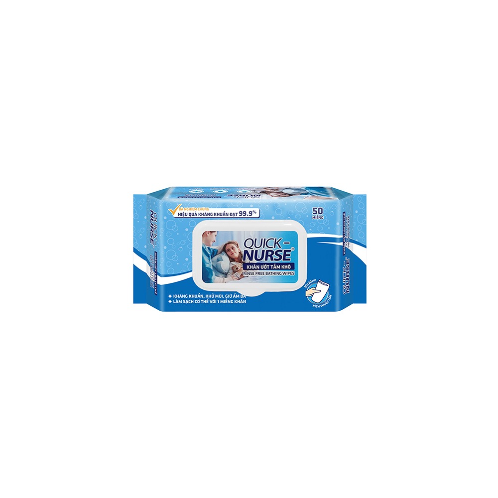 p186496_0_Kh_n___t_t_m_kh__Quick_Nurse_5 Vị Muối Phan - Khăn ướt tắm khô Quick-Nurse 50 miếng - Vị Muối Phan