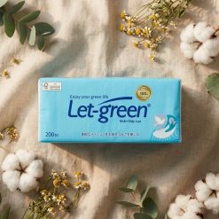 Khăn giấy hộp Let-green 2 lớp 200 tờ