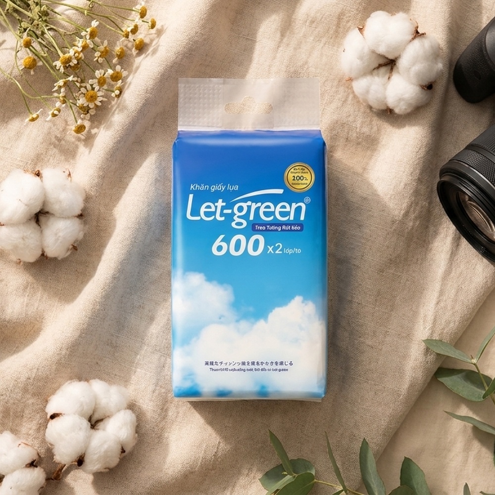 tissue_186381_Kh_n_gi_y_l_a_treo_t__ng_r_t_k Vị Muối Phan - Khăn giấy lụa treo tường rút kéo Let-green 600 tờ - Vị Muối Phan