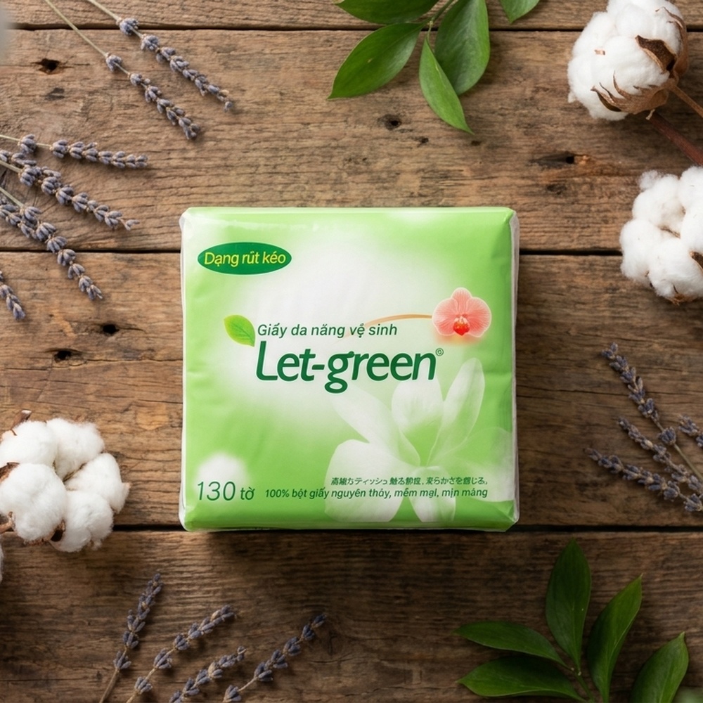 tissue_186412_Gi_y__a_N_ng_V__Sinh_Let_green Vị Muối Phan - Giấy Đa Năng Vệ Sinh Let-green 10*21cm - Vị Muối Phan