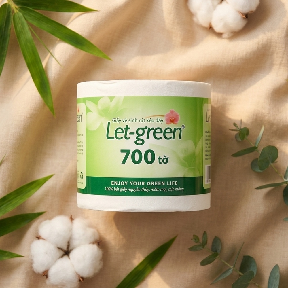 tissue_186413_Gi_y_v__sinh_r_t_k_o___y_Let_g Vị Muối Phan - Giấy vệ sinh rút kéo đáy Let-green 700 tờ - Vị Muối Phan