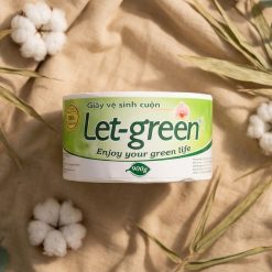 Giấy vệ sinh cuộn Let-green 900g