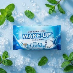 Khăn ướt mát lạnh Wake-up Mini 12 miếng